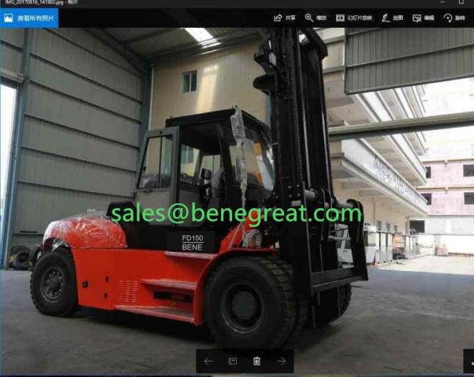 BENE 15ton 16T heavy diesel forklift truck 16 tonne big forklift for material handing