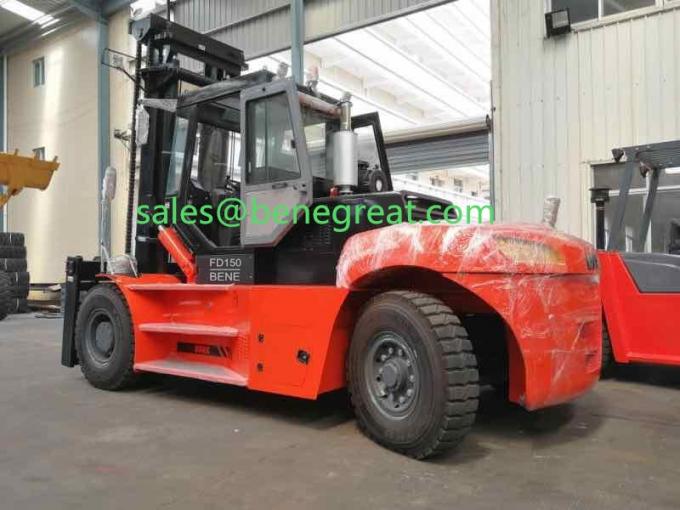 BENE 15ton 16T heavy diesel forklift truck 16 tonne big forklift for material handing
