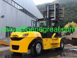 China BENE 25ton heavy diesel forklift VS Sany 25 tons to 28 ton/30 tons container fork truck with Cummins engine supplier