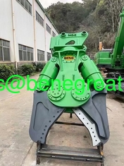 China Excavator attachment for construction machinery rotary metal shear Demolition shear for CAT SANY 6T to 50T excavators supplier