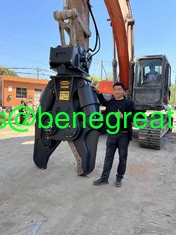 China 6-50T excavator attachment construction machinery parts rotary hydraulic scrap shear metal shear Demolition shear steel supplier