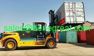China BENE 30 ton 32ton heavy diesel forklift truck 30ton container forklift with joystick control supplier