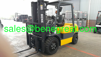 China 3.5 ton diesel forklift with isuzu engine 3.5t forklift truck with triplex mast supplier