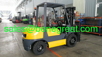 China hot sale diesel forklift with 6600lbs capacity isuzu engine 3ton lift truck with hydraulic transmission supplier