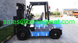 China hot sale diesel forklift with 6600lbs capacity isuzu engine 3ton lift truck with hydraulic transmission supplier
