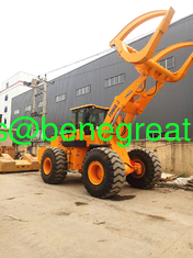 China log wheel loader with 5ton/8ton/10ton/12ton load capacity wheel loader with grapples attachments supplier