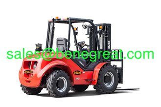 China BENE all terrain forklift 3.5ton all terrain forklift truck with Perkins engine supplier