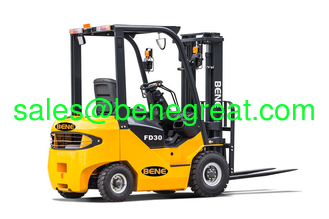 China diesel forklift with 6600lbs capacity isuzu engine 3ton lift truck with hydraulic transmission supplier