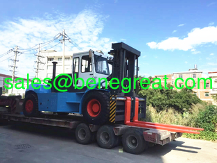 China 35 ton forklift truck FD350 with 35000kg load capacity 35ton forklift CPCD350 with ZFtransmission supplier