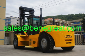 China BENE 35ton forklift truck FD350 with 35000kg load capacity 35ton forklift CPCD350 with ZFtransmission supplier