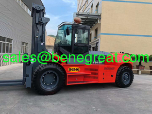 China hot sale 15ton /16ton FD150 diesel forklift truck 15 ton heavy diesel forklift with cabin supplier