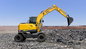 mini wheel excavator with 0.23cbm bucket 7ton wheel excavator with log grab for timber loading supplier