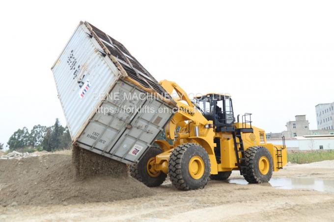 Chinese 40 ton forklift BENE 40 ton container tippler for 20ft container unloading material wagon tippler