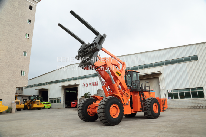 Chinese 40 ton forklift BENE 40 ton container tippler for 20ft container unloading material wagon tippler