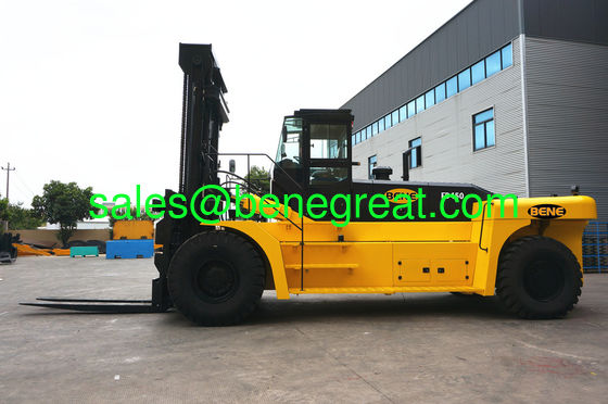 China BENE biggest diesel forklift 42ton to 45ton heavy duty forklift 45ton container stacker with cumins diesel engine supplier