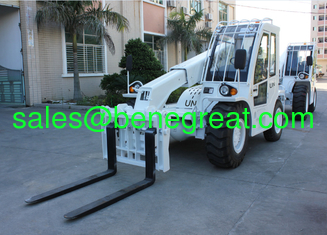 China 3.5 ton telescopic forklift 3.5 ton telehandler 3.5 ton all terrain forklift with Cummins engine supplier