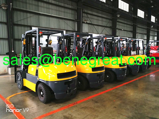 China 3.0ton diesel forklift with isuzu engine 3.0t forklift truck with triplex mast supplier