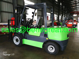 China 4.0 ton diesel forklift with isuzu engine 4.0t forklift truck with triplex mast supplier