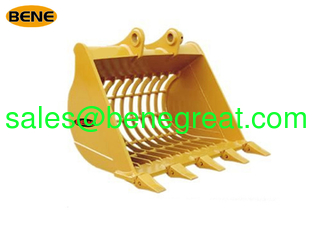 China Excavator rock sieve bucket Skeleton buckets with NM400 steel supplier