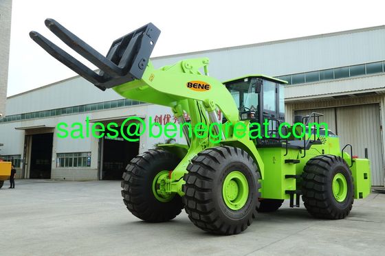 China Chinese 42tons forklift loader BEM998-42T with Cumins engine VS Cat980H for stone blocks loading supplier
