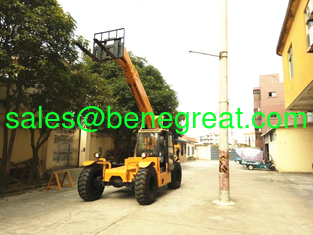 China 2.5 ton 3.5ton to 5ton telescopic forklift VS Manitou telehandler with cummins engine price list supplier