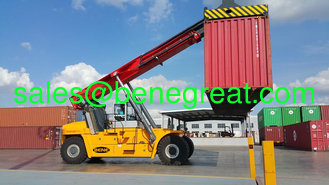 China 45 ton container reach stacker manufacturer 45 T container lift truck 45 ton reach stacker supplier