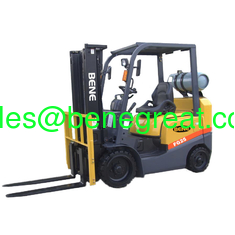 China BENE 2.5 ton LPG forklift 2.5 ton duel fuel forklift truck with nissan K21 engine supplier