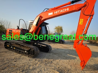 China Secondhand HITACHI excavator for sale Used Red color HITACHI ZX130H Digger with 1225 hours supplier