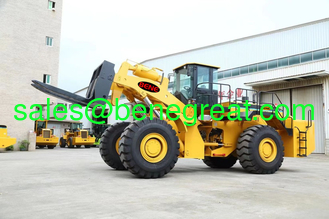 China BENE 50Ton Forklift Loader for granite blocks Handling VS Caterpillar 988H heavy wheel loader supplier
