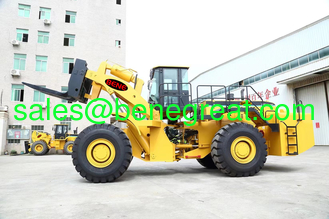 China Chinese biggest Wheel Loader BEM998-50T with 50000kg Capacity and Powershift Transmission 50ton block loader for stone mine working supplier