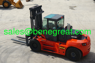 China BENE 16 ton heavy duty forklift with cummins engine VS SANY 16ton diesel forklift supplier