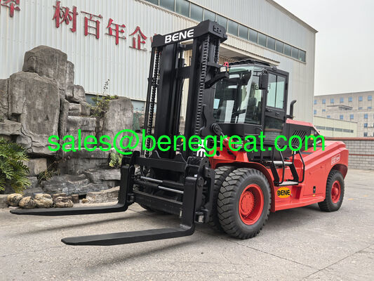 China Chinese 20 ton diesel forklift truck 20ton heavy duty forklifts with triplex mast 4500mm lifting height supplier
