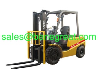 China BENE 3.0ton diesel forklift with isuzu engine 3.0t forklift truck with triplex mast supplier