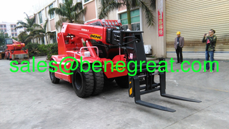 China 2.5ton to 12ton telehandler 3 ton telescopic forklift 4ton 4X4 WD all terrain forklift supplier