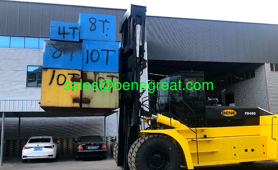 BENE biggest diesel forklift 42ton to 45ton heavy duty forklift 45ton container stacker with cummins diesel engine supplier