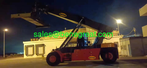 Chinese container reach stacker manufacturer vs Sany 45ton container lift truck Hyster 45 ton container stacker price supplier