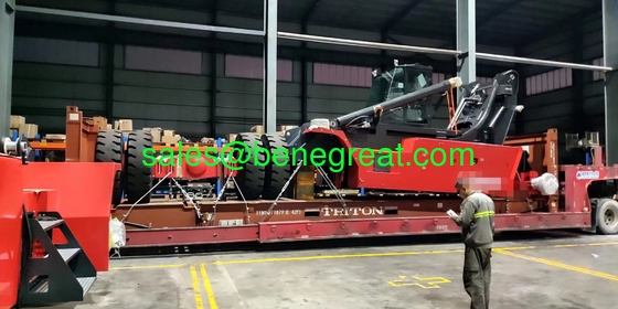 Chinese container reach stacker manufacturer vs Sany 45ton container lift truck Hyster 45 ton container stacker price supplier