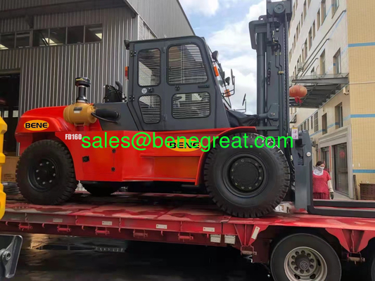 Chinese 16.0 ton to 18.0 ton heavy diesel forklift with Cummins engine 16 ton container forklift with cheap price supplier