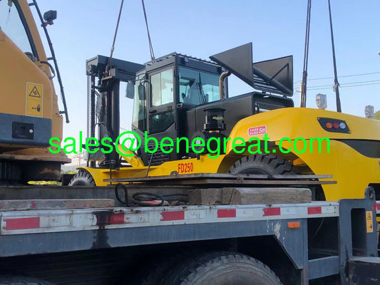 BENE 25 tons heavy diesel forklift factory 25 tons to 28 ton/30 tons container reach stacker with Cumins engine supplier