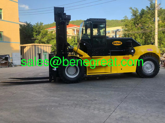 BENE 25 tons heavy diesel forklift factory 25 tons to 28 ton/30 tons container reach stacker with Cumins engine supplier