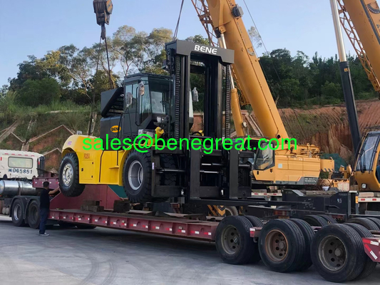 BENE 25 tons heavy diesel forklift factory 25 tons to 28 ton/30 tons container reach stacker with Cummins engine supplier
