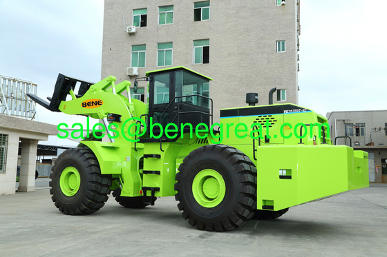 BENE 40 ton fork loader 42 ton forklift loader with Cummins engine for stone quarry lifting supplier