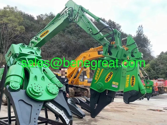 6-50T excavator attachment construction machinery parts rotary hydraulic scrap shear metal shear Demolition shear steel supplier