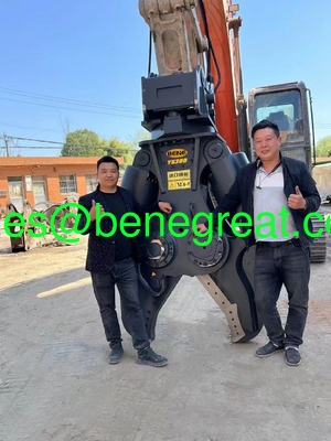 6-50T excavator attachment construction machinery parts rotary hydraulic scrap shear metal shear Demolition shear steel supplier