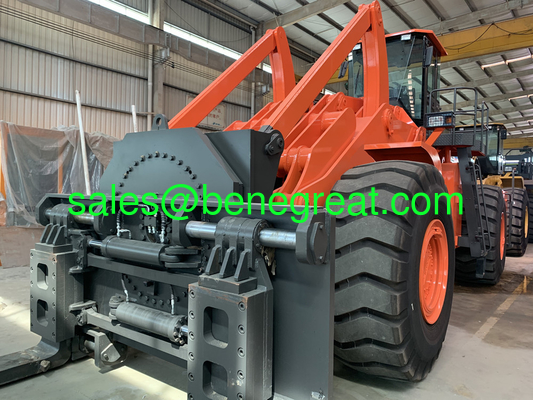 Railroad Car Dumper for 20ft container Chinese BENE 40ton to 42ton fork loader for 24ft container unloading supplier