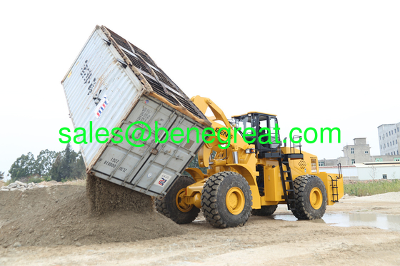 Chinese Single Coal Rotary Railroad Car Dumper System And Wagon Tippler for 20ft container unloading supplier