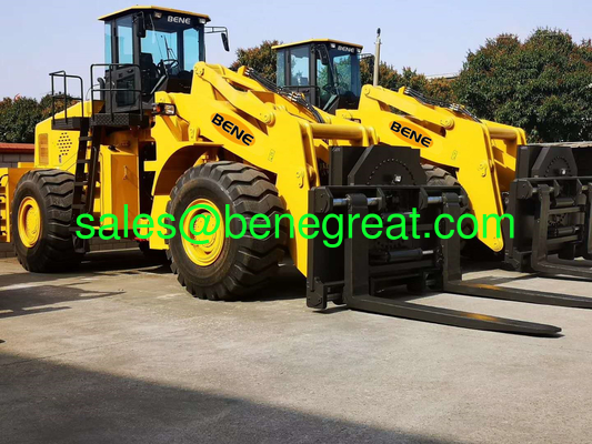 Railroad Car Dumper for 20ft container Chinese BENE 40ton to 42ton fork loader for 24ft container unloading supplier