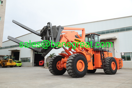 Railroad Car Dumper for 20ft container Chinese BENE 40ton to 42ton fork loader for 24ft container unloading supplier