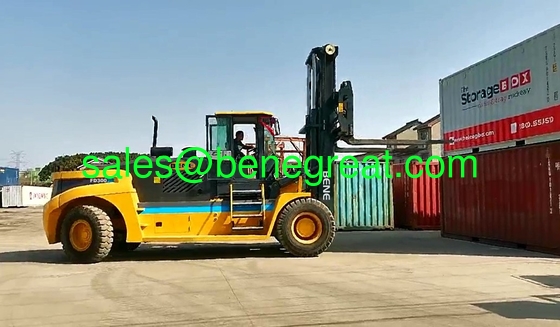 BENE 30 ton 32ton heavy diesel forklift truck 30ton container forklift with joystick control supplier