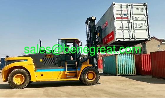 BENE 30 ton 32ton heavy diesel forklift truck 30ton container forklift with joystick control supplier